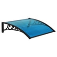 thumbnail image 2 of Tereitr 31.5"x47" Door Awning Canopy, All-Weather UV & Rain Protection with Polycarbonate Roof, Aluminum Frame & Steel Brackets for Entrance, Window, Porch (Black), 2 of 10