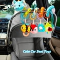 thumbnail image 5 of Cute Car Seat Toys for Babies 0-6 Months, Spiral Stroller Toy with Crinkle, Teether, Music Box, Rattle, BB Squeaker for 0 3 6 9 12 Months Babies Infant Boys Girls Gifts, 5 of 6