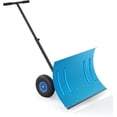 thumbnail image 2 of Garvee Pelle à Neige Poussoir pour Allée, Pelle à Neige Robuste, Lame Inclinée de 29 Pouces Déneigement Efficace en Métal, Manche Réglable en Hauteur sur 5 Niveaux, Chasse-Neige pour Trottoir, Bleu, 2 of 9