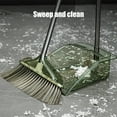 thumbnail image 4 of InsCrazy Broom and Dustpan Set Dustpan Set Transparent Soft Bristle Whisk-room Dustpan Combo Set for Indoor and Outdoor for Office, Home, Hotel, Bar, Kitchen, Lobby, Floor 35 inches, 4 of 6