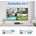 thumbnail image 4 of Swann DVR Home Security Camera System With 1TB HDD, 8 Channel 4 Bullet Cameras, 1080p HD Indoor/Outdoor Wired Surveillance, 4 of 7