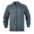 thumbnail image 2 of Jackets for Men, Zipper Flight Solid Color Splicing, Men's Jacket, 2 of 4