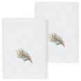 thumbnail image 2 of Linum Home Textiles 100% Turkish Cotton Pierre 2PC Embellished Washcloth Set, 2 of 3