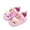 Pink, variant on 0-18M Toddler Baby Girls Flower Shoes PU Leather Soft Sole Crib Shoes