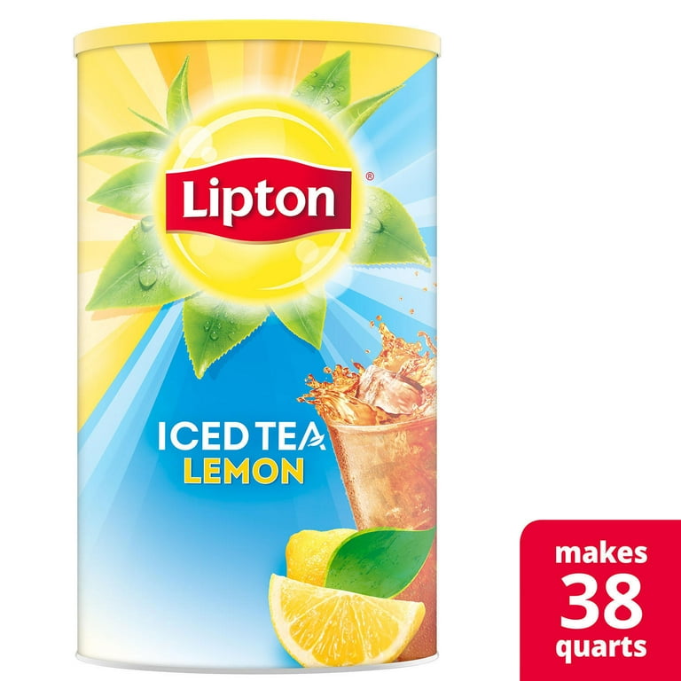 Lipton Lemon Flavored Sweetened Iced Tea Mix (89.8 oz.) - Walmart.com