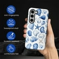 thumbnail image 4 of FKBRCL4U Compatible with Samsung Galaxy S23 FE Case Blue Ocean Seashell Star Beach Summer Pattern for Girl Full Body Design Soft Silicone Drop Shock Scratch Protection, 4 of 7