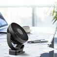 thumbnail image 3 of OPOLAR 5-Inch Portable Clip Fan with 5000mAh Battery, 360° Rotation, 3 Speed Settings, and Adjustable Design for Home, Office, and Travel Use, 3 of 7