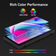 thumbnail image 2 of 10.3 Inch Small Touchscreen Monitor, 400cd/m&sup2;, IPS Stretched Bar LCD Mini Travel Touch Display 1920 * 720 HDMI USBC, Portable Touch Screen for L, 2 of 9