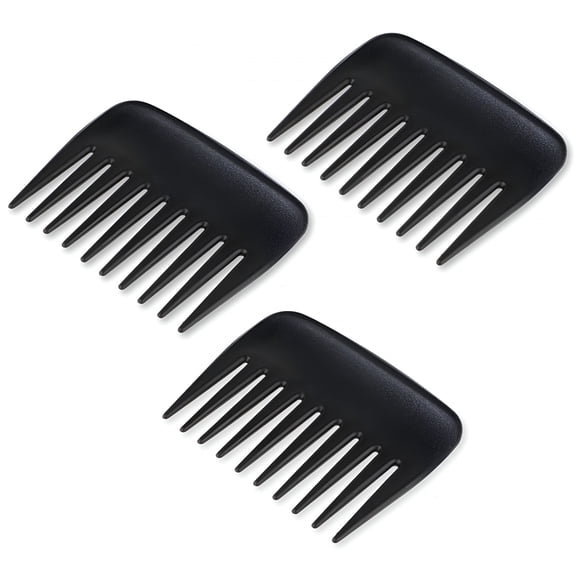 ACDANC 3Pcs Hair Picks for Women, Mini Wide Tooth Comb, Portable Pocket Travel Combs, Anti-Static No Handle Curl Palm Hair Combs for Men Wet Dry Curly Long Detangling Hair Styling Hairdressing Salon