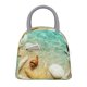 thumbnail image 1 of Fotbe Starfish And Seashell On The Beach Bolsa de Almuerzo con Estampado, Lonchera Aislada, Contenedor de Comida Reutilizable Tipo Cooler a Prueba de Fugas, 1 of 6