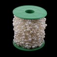 thumbnail image 2 of Decoración del banquete de boda de la cuerda de la guirnalda de la cadena del grano de la perla artificial de 60 metros Blanco Zulema Perlas de alambre de perlas artificiales, 2 of 8