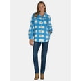 thumbnail image 5 of Time and Tru Women's Faux Shearling Shacket, Sizes XS-XXXL, 5 of 5