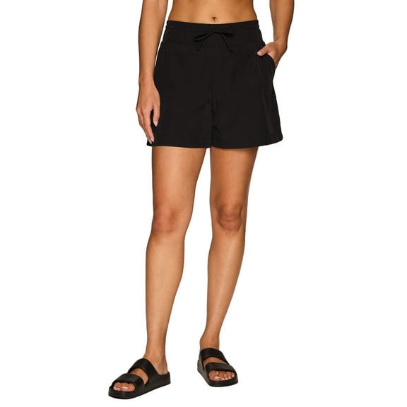RBX Active Women's Relaxed Fit Stretch Woven Hiking Walking Shorts with Pockets