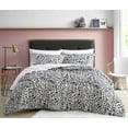 thumbnail image 1 of Betsey Johnson | Water Leopard Collection | Duvet Cover Set - Cool & Lightweight, Reversible Bedding with a Zipper Closure & Inner Corner Ties, Twin, White, 1 of 1