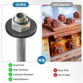 thumbnail image 4 of Uxcell 100-Pack 10# Flat Washers, 1/2" OD 304 Stainless Steel Washers for Bolts Screws Nuts[Black Galvanized], 4 of 6