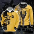 thumbnail image 5 of Suéter con capucha y manga larga de cuello redondo para hombre y mujer de Harry Potter Hogwarts House Gryffindor Slytherin Ravenclaw Hufflepuff, 5 of 5