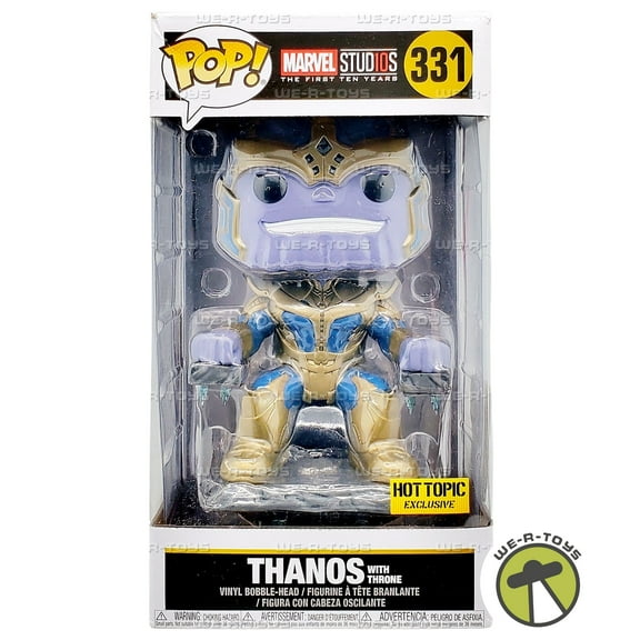 Pre-Owned 331 Thanos (with Throne) - Deluxe - Marvel 10 Years Funko POP