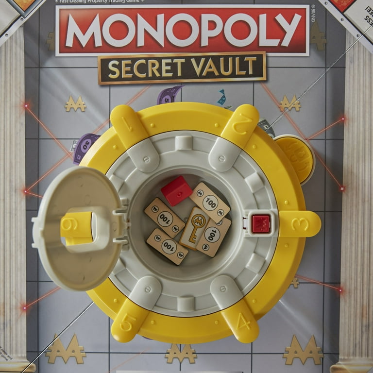 Monopoly Secret Vault Board Game, Family Board Game for 2-6 