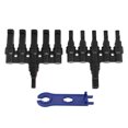 thumbnail image 2 of Solar T Branch Connector, Parallel Solar Panel Connector 1 To 5 Safe 1 Pair 1500VDC Low Contact Resistance With Wrench For Residential, 2 of 8