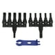thumbnail image 2 of Conector De Panel Solar 1 A 5, Protección Táctil Resistente A Altas Temperaturas 1500 VCC 1 Par De Conectores De Rama Solar En T Para Techos Comerciales, 2 of 7