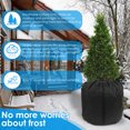 thumbnail image 4 of 2Pcs Flower Pot Freeze Covers Oxford Fabric Flower Pot Winter Covers Breathable Flower Frost Protection Cover Easy to Use Winter Pot Covers for Freeze Protection Outdoor Shrubs, 4 of 10