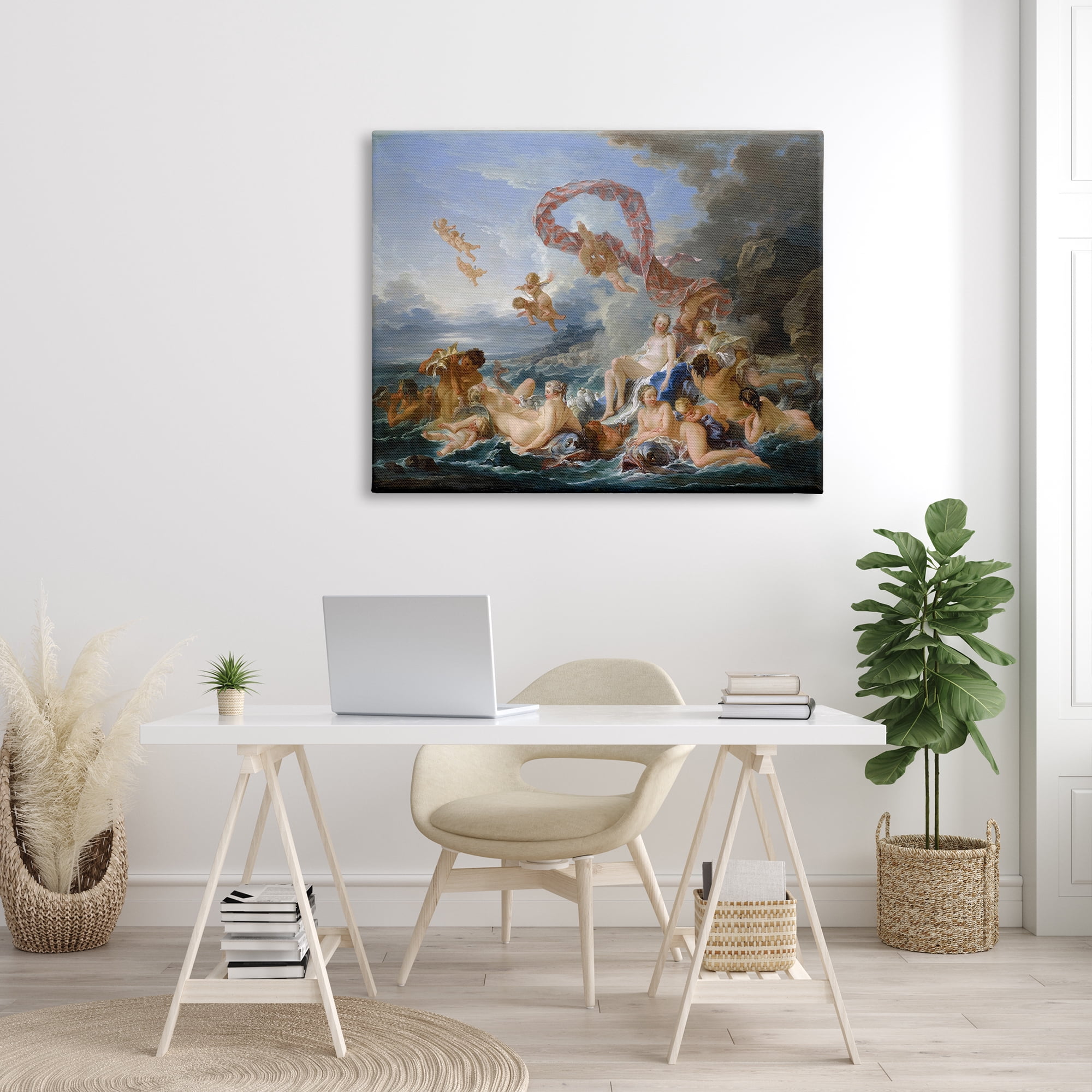 Stupell Industries The Triumph of Venus Francois Boucher Classic Painting Painting Gallery Wrapped Canvas Print Wall Art, Design by one1000paintings