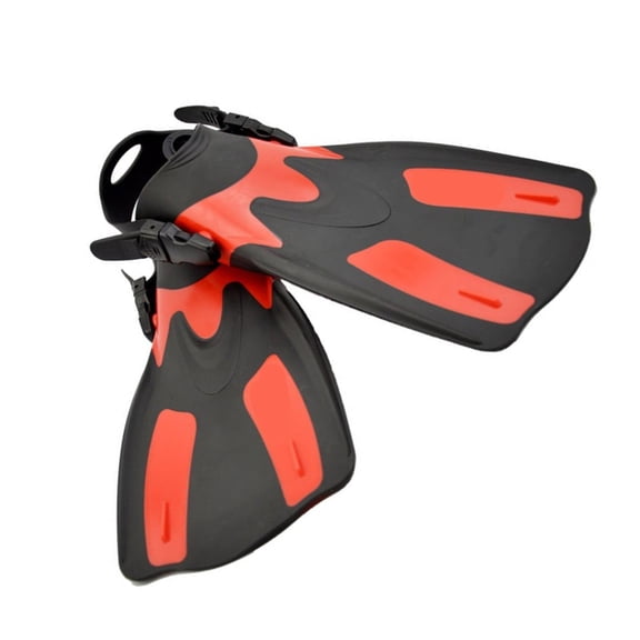 YIEMEEN Adjustable Swim Training Fins Travel Size Flippers for Snorkeling Diving Swimming