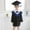 Blue, variant on TAIAOJING Kindergarten Graduation Cap and Gown 2024 for Kids Child Boys Girls Preschool Kindergarten Graduation Gown With Bowknot Cap Set With Tassel Cute Clothes 2-3 Years