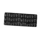 thumbnail image 1 of Protection anti-éclaboussures pour cuisinière à gaz, multifonction, pliable, résistante aux hautes températures, en aluminium, noire, 1 of 4