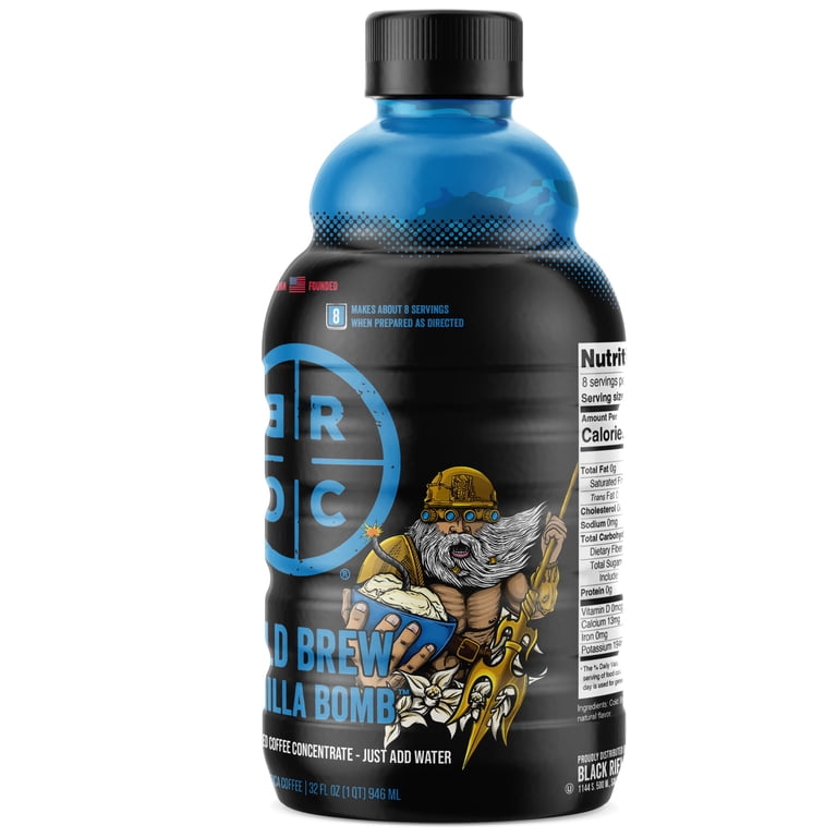 4 pack) Black Rifle Coffee Company Vanilla Bomb Cold Brew Iced