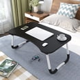 thumbnail image 5 of Foldable Multifunctional Laptop Desk with Storage Drawer, Tablet/Phone Slot & Cup Holder - Ideal for Bed, Sofa Use as Breakfast Table, Gaming Desk or Study Station, Space-Saving Design with Stable, 5 of 5