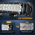 thumbnail image 4 of Nilight LED Light Bar 20 Inch 126W Spot Flood Combo Red Beam Off Road Lamp Fishing Hunting Emergency Deck Work Lighting for Trucks UTV Pick-up Van Boat Tractor, 4 of 7