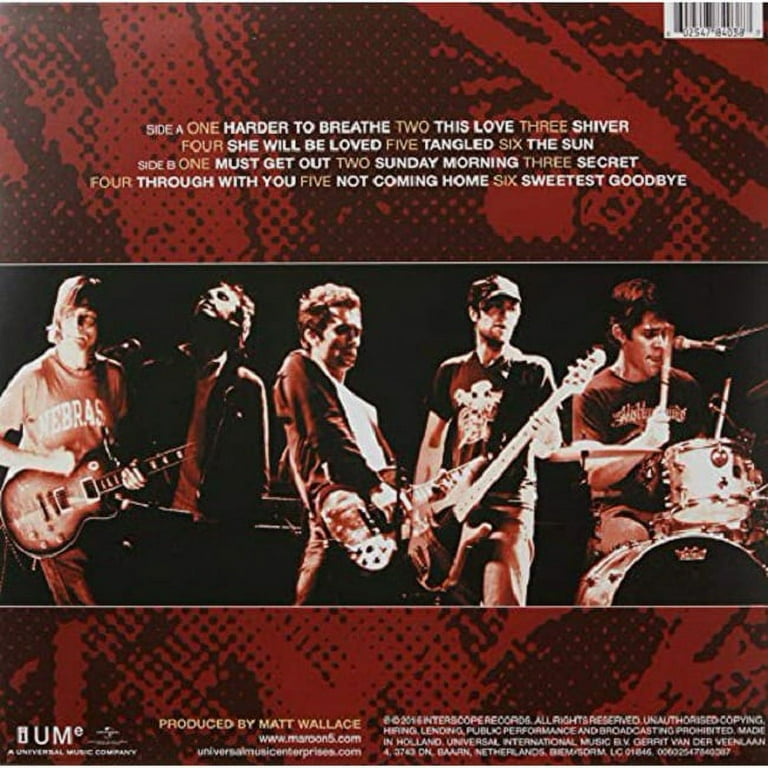 Maroon 5 - Songs About Jane - Rock Music Album - Vinyl LP