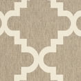 thumbnail image 4 of SAFAVIEH Courtyard Jaylee Geometric Indoor/Outdoor Area Rug, Brown/Beige, 2'7" x 5', 4 of 5