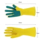 thumbnail image 5 of 1 par de guantes de látex para lavavajillas, guantes de limpieza para el hogar, guantes de estropajo para la cocina (talla L), 5 of 5