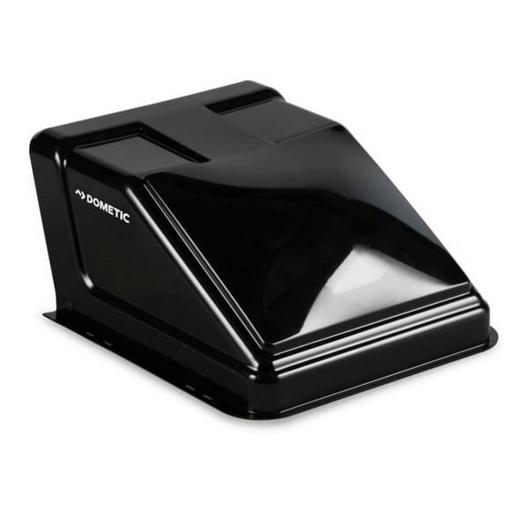 Dometic Roof Vent Cover U1400BL Ultra Breeze; Exterior Mount; Dome Type Ventilation Cover; Vented On One Side; For 14 Inch x 14 Inch Vents; Black; Thermoplastic