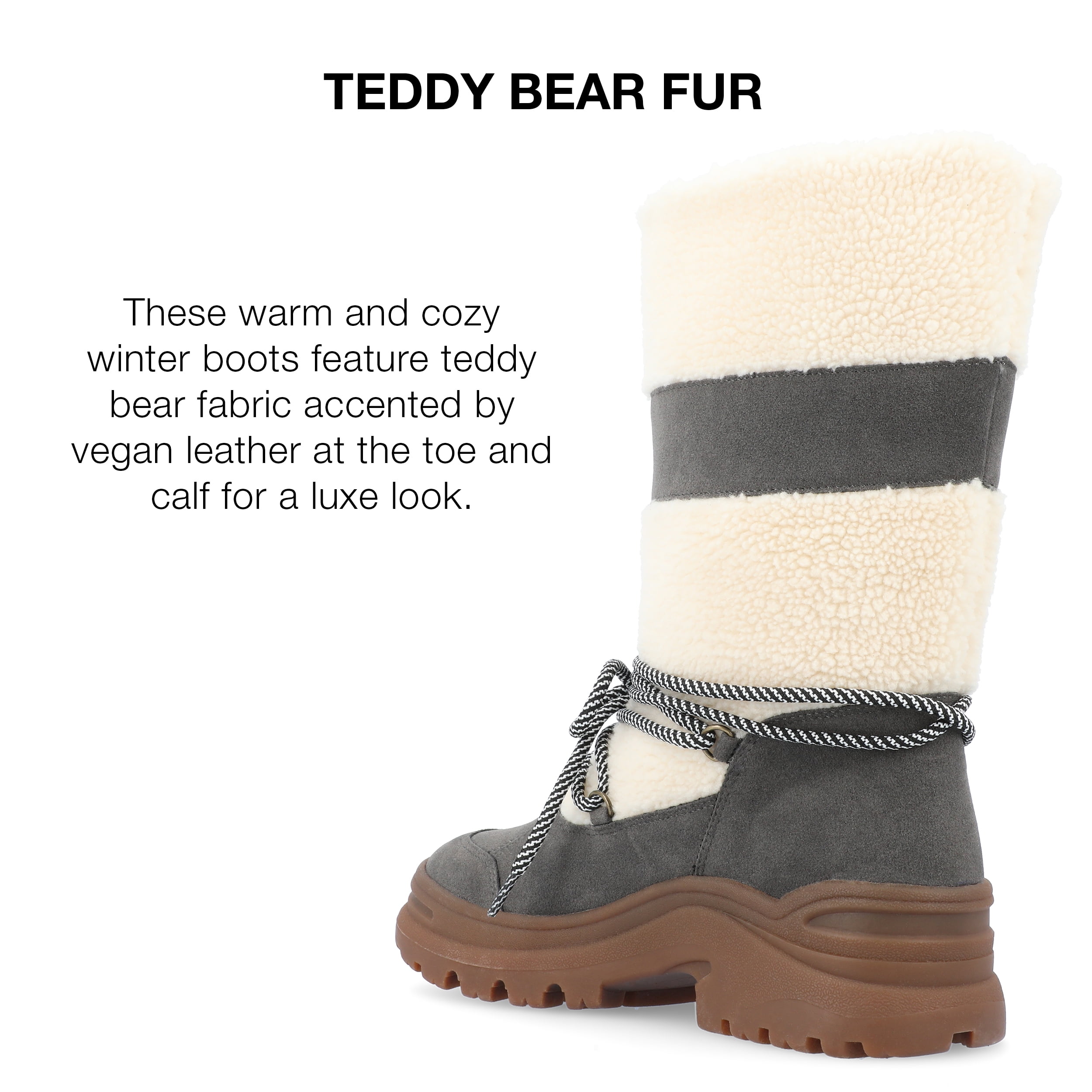 Journee Collection Womens Galina Tru Comfort Foam Mid Calf Pull On Winter Boot