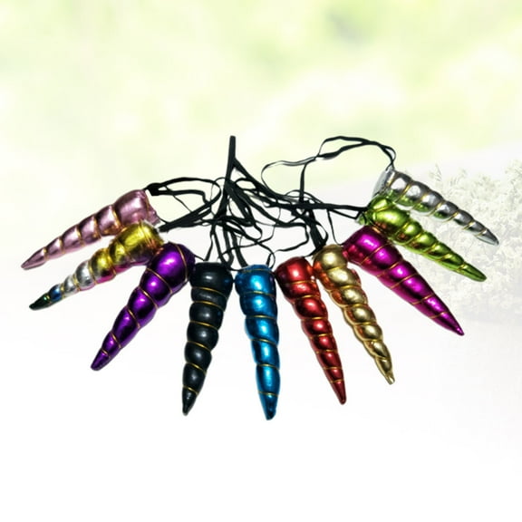 Raindrops 10Pcs Assorted Color Unicorn Hair Band Lightweight Non Deformation Headband for Party