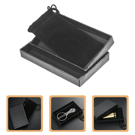 

jojofuny 1 Set Portable Storage Box Rectangular Cutter Case in Black