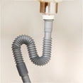 thumbnail image 3 of Tuyau d'Évacuation de Lavabo Flexible Universel en Plastique, 3 of 7