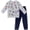 Grey/navy, variant on Paw Patrol Toddler Boys Fleece Sweatshirt and Pants Set Toddler to Big Kid
