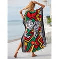 thumbnail image 6 of Sunforyou Kafan Dresses for Women Moo Moos Bathing suit Cover up Plus size Caftans for Women Loungewear, 6 of 6