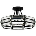 thumbnail image 2 of Quoizel Padilla 4-Light Matte Black Semi-Flush Mount Light, 2 of 7