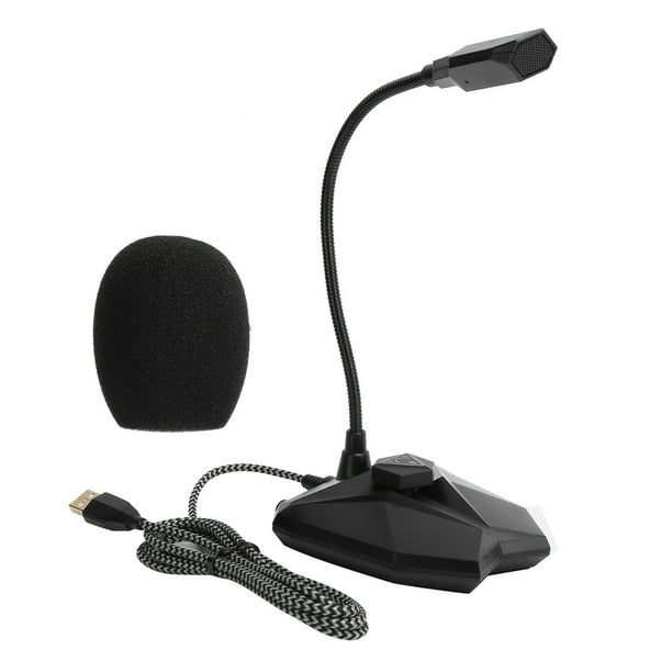 USB Computer Microphonefor Win,G35 Wired Computer Microphone Adjustable