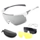 thumbnail image 1 of Gafas de sol Gafas de ciclismo con 3 lentes intercambiables UV400 Gafas de sol deportivas MTB Gafas de bicicleta de carretera para hombres Mujeres Correr Conducir Pesca Béisbol Golf Abanopi Gafas de sol, 1 of 7