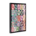 thumbnail image 4 of Stupell Industries Cottagecore Blooms Alphabet Plants & Flowers Painting Black Floater Framed Canvas Art Print Wall Art, 21 x 31, 4 of 10