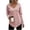 Pink, variant on Tqcoqu Women's Waffle Knit Drawstring Hoodie,V Neck Thumb Hole Long Sleeve Casual Tops,2026 Spring Fall Trendy Clothes,Brown Women's S-XXL