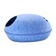 thumbnail image 2 of Cama premium para , cueva desmontable con cremallera, cama para mascotas, cama para mascotas, escondite semicerrado, casa , Azul Colco Cueva de la cama del gato, 2 of 8