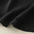 thumbnail image 4 of Womens Cotton Linen Waistcoat Button Down Sleeveless Lightweight Vests Casual Solid Color Fashion Ruffled Jackets, 4 of 6