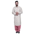 thumbnail image 1 of Atasi Printed Rayon Pathani Kurta With Solid Salwar For Mens Party Wear, 1 of 5